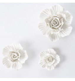 Ceramic Wall Flower,...