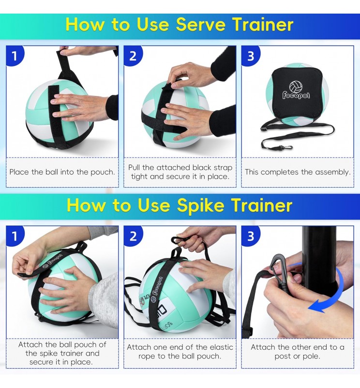 focopot Volleyball Training Equipment Aid